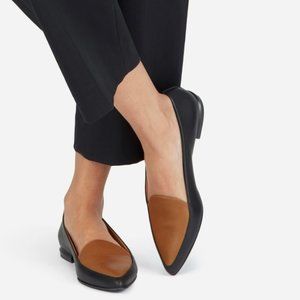 Everlane Modern Point Two Tone Loafers